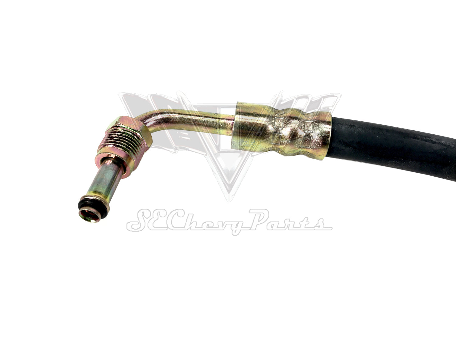 1958-1964 Chevy Power Steering Pressure Hose for 605 Steering Box Conversion O Ring Style