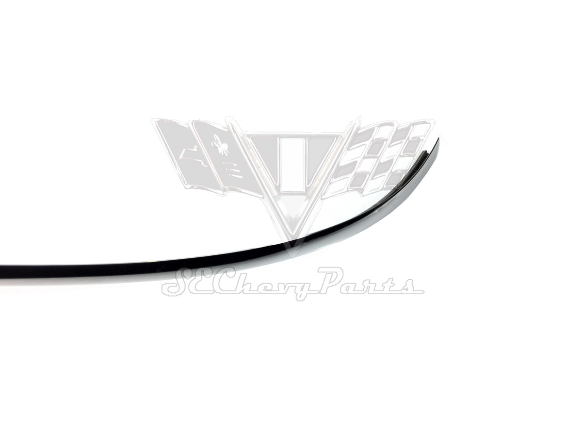 1959-1960 Chevy Impala Bel Air Sedan Upper Rear Back Glass Molding Trim SHOW