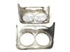 1962 Chevy Impala Headlight Bezels PAIR USED