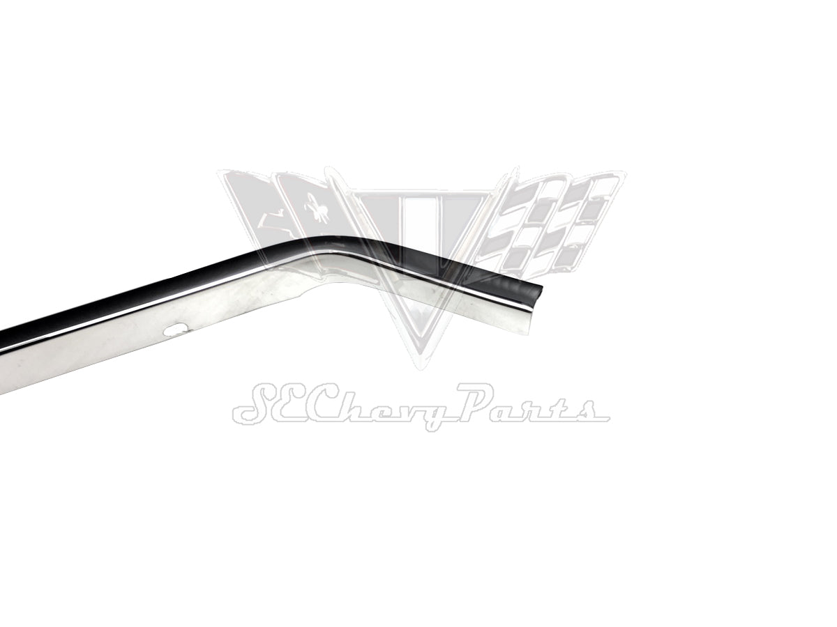 1965-1968 Chevy Impala 2/4 Door Sedan A-Pillar Drip Rail Molding Trim LEFT SHOW