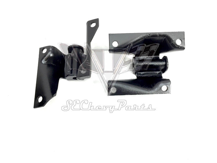 1958-1964 Chevy V8 Engine Frame Side Motor Mounts PAIR