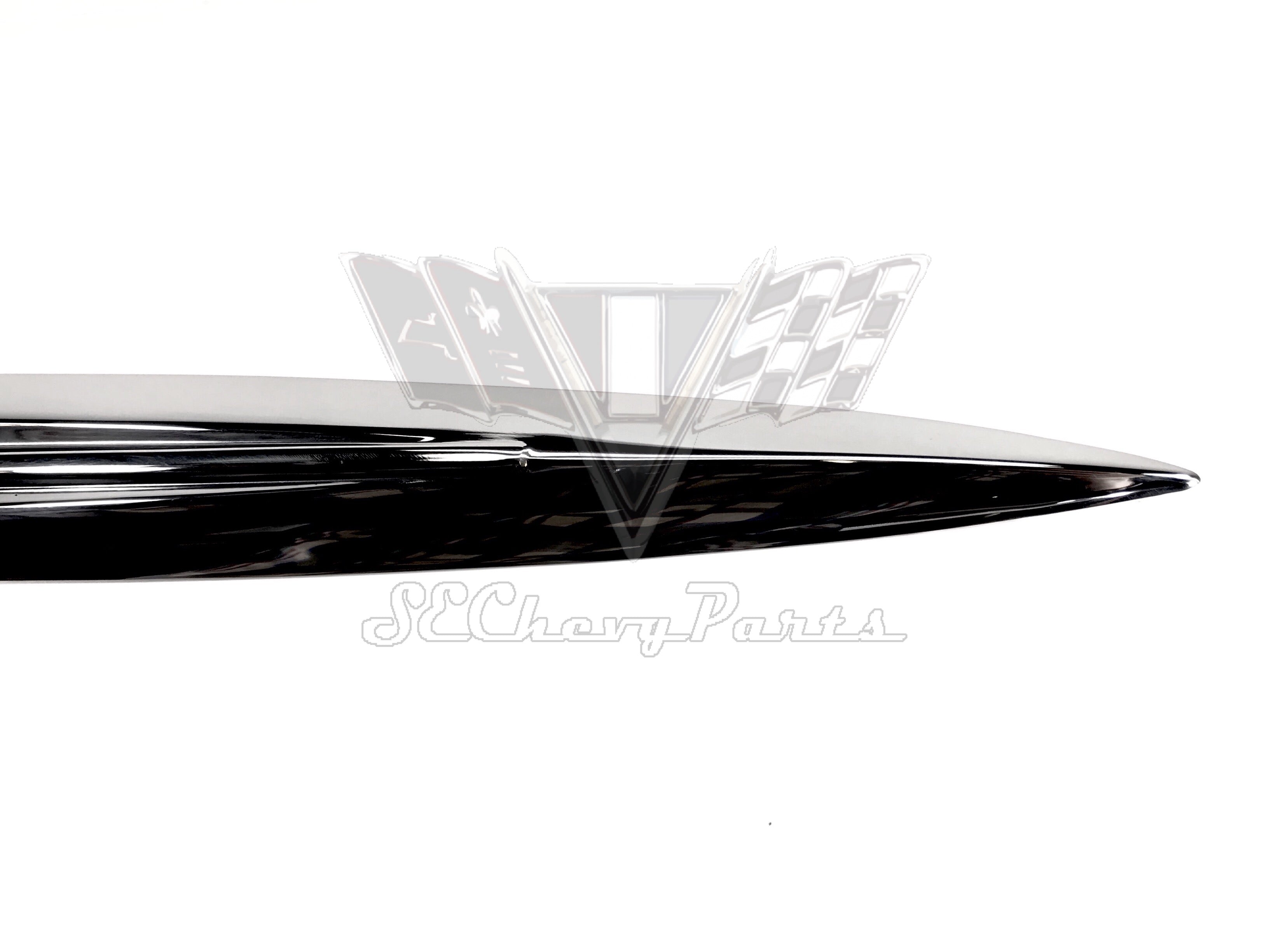 1959 Chevy Impala LEFT Fender Spear Molding RESTORED