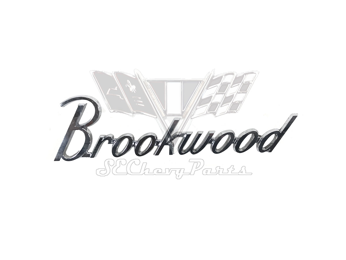 1970 Chevy Brookwood Rear Quarter Panel Script NOS 8751550