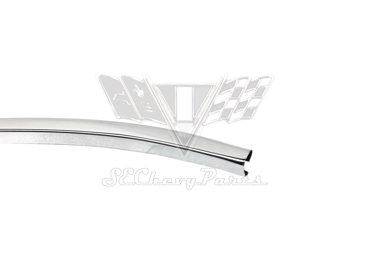 1961-1962 Chevy Impala Sedan Drip Rail Molding Trim PAIR RESTORED