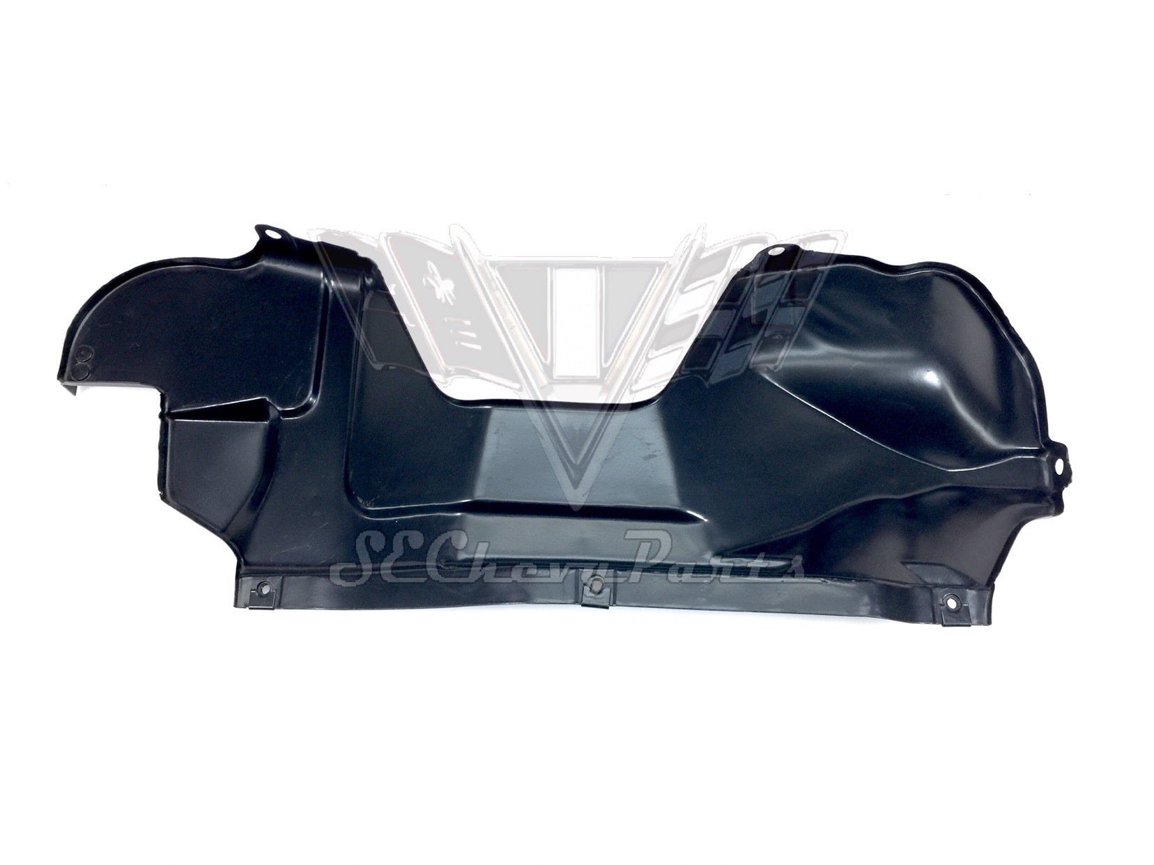 1959-1960 Chevy Impala OEM V8 Small Block Rear Splash Pan Shield With non-Power Steering