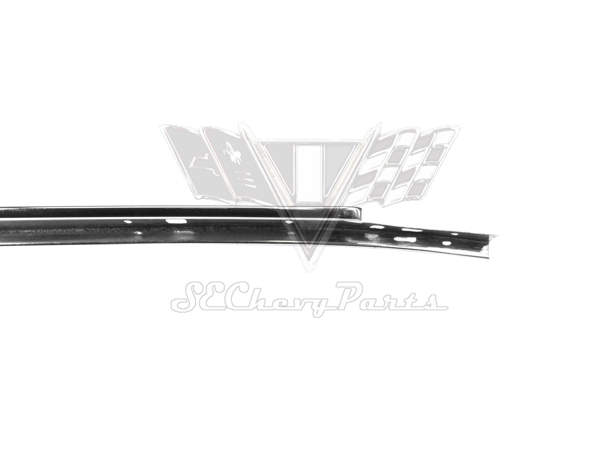 1959-1960 Chevy Impala 2-Door Hardtop Weatherstrip Retainer Molding Trim RIGHT SHOW