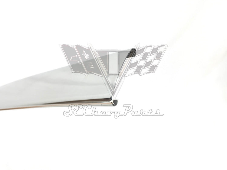 1959-1960 Chevy 4-Door Hardtop Rear Corner Back Glass Lower Side Window Reveal Molding RIGHT