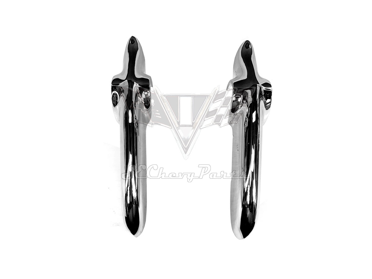 1966 Chevy Impala Front Accessory Bumper Guards PAIR SHOW