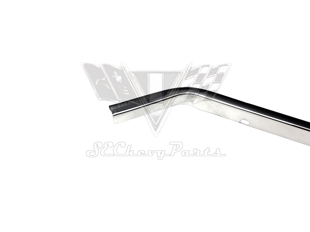 1965-1968 Chevy Impala 2/4 Door Sedan A-Pillar Drip Rail Molding Trim RIGHT SHOW