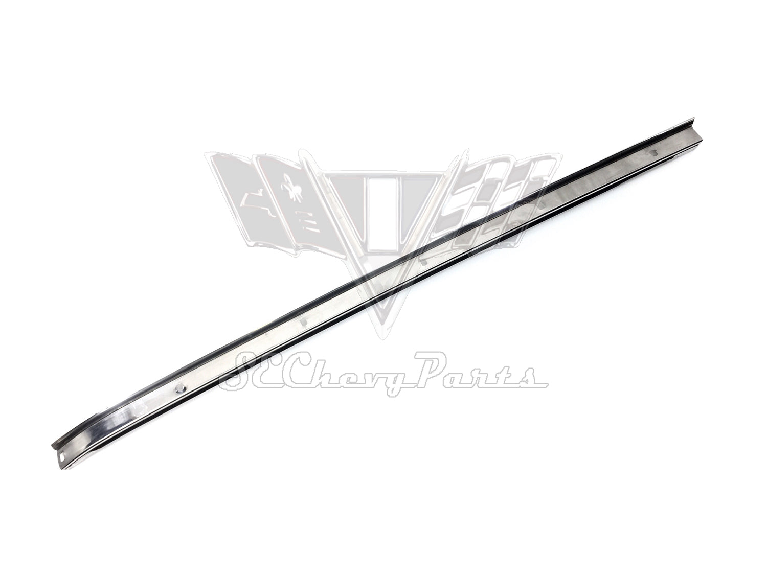 1961-1962 Chevy Impala 4-door Hardtop Roof Drip Rail Weatherstrip Molding Center RIGHT SHOW