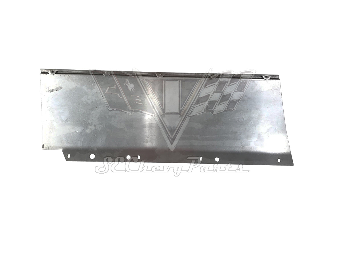 1962 Chevy Impala Lower Dash Panel Trim Brushed Aluminum