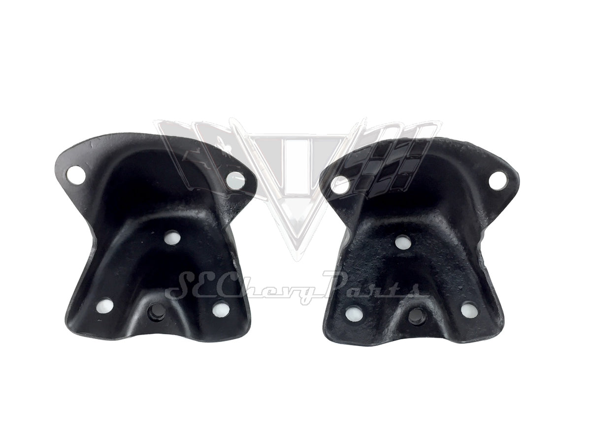 1958-1962 Chevy Impala Front 6cyl Engine Mounting Bracket PAIR