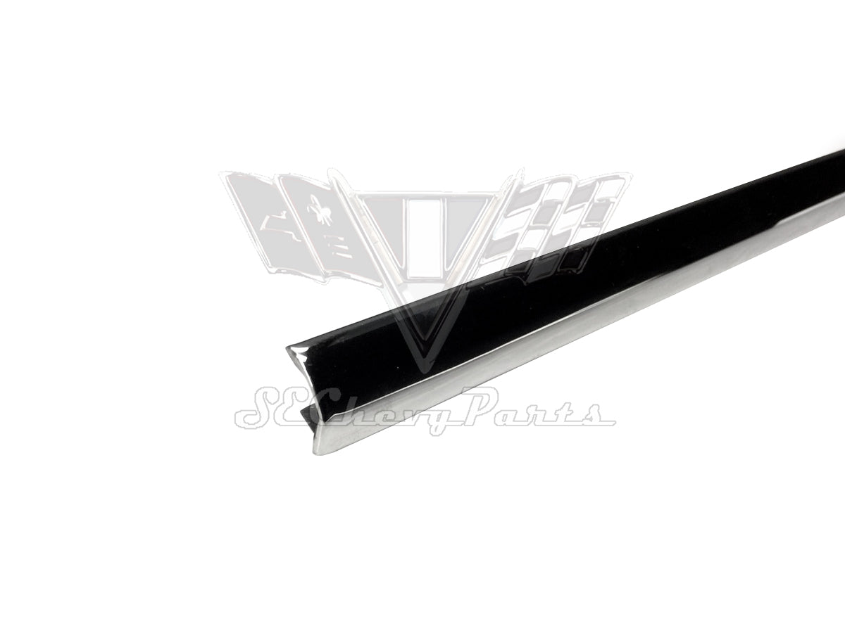 1959-1960 Chevy Impala 2-Door Hardtop Quarter Window Beltline Reveal Molding Trim RIGHT SHOW