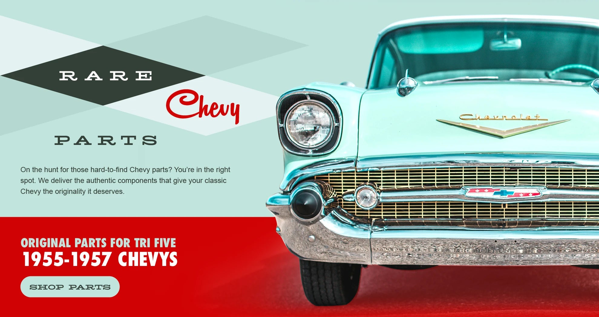 Shop original parts for 1955-1957 Chevy Tri Five